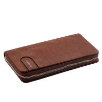 Мужской кошелек клатч портмоне барсетка Baellerry Denim S1514 Coffee Кофе