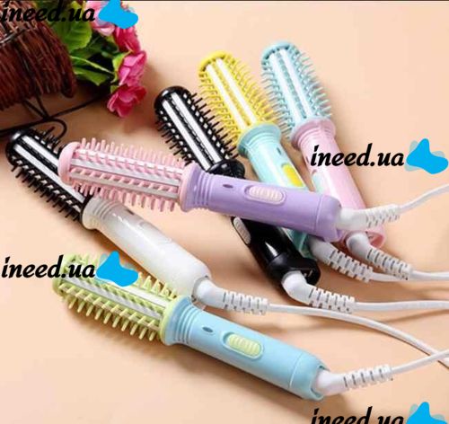 Мини утюжок - Расчестка hair curly mini для завивки и выпрямления волос в пластиковом кейсе