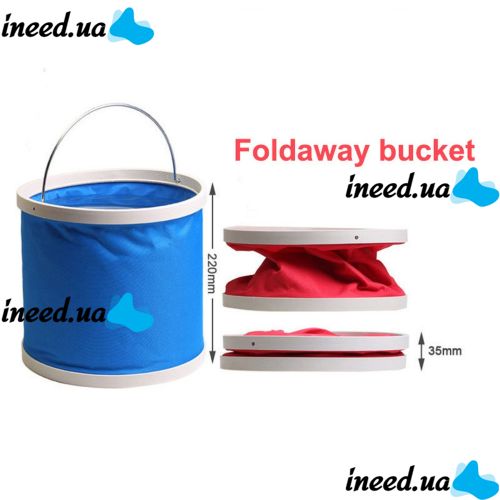 Складное ведро для воды Folding Bucket на 11л