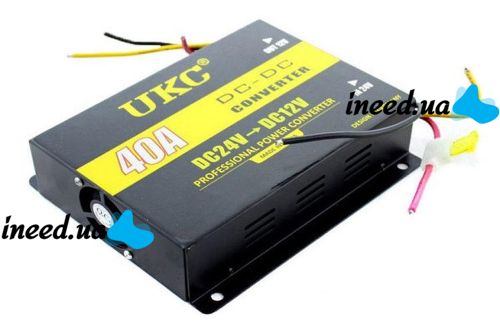 Преобразователь авто инвертор DC/DC 24v-12v 40A DDC-40A
