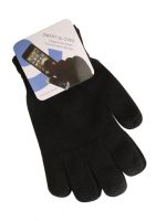 iGloves Black Touchscreen Gloves, Winter Gloves with Touch Fingers for Working with Capacitive Screens, Black