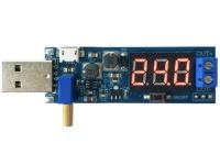 Универсальный понижающий повышающий преобразователь USB WX-6423 DC-DC 3.5-12V 1.2-24V Модуль преобразования напряжения 3.5-12В 1.2-24В с вольтметром