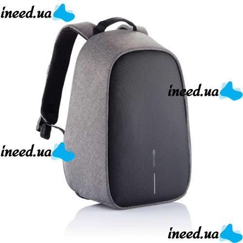 Anti-theft Backpack Bobby XD Design Grey USB with USB Charging Connector travel bag 9009
