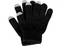 iGloves Black Touchscreen Gloves, Winter Gloves with Touch Fingers for Working with Capacitive Screens, Black
