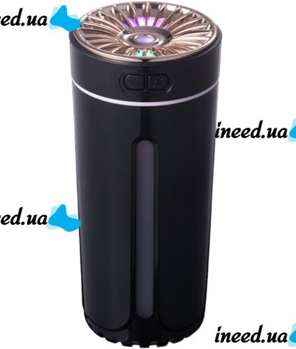 Беспроводной автомобильный увлажнитель воздуха Aroma Humidiifer H20 с RGB подсветкой, Аккумуляторный аромадиффузор USB HP227 в авто и для дома