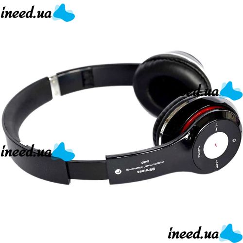 Беспроводные Bluetooth наушники Solo HD S460 Black, наушники с mp3 плеером черные