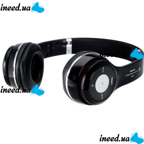 Беспроводные Bluetooth наушники Solo HD S460 Black, наушники с mp3 плеером черные