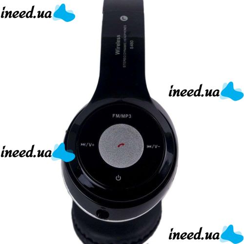 Беспроводные Bluetooth наушники Solo HD S460 Black, наушники с mp3 плеером черные