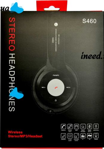 Беспроводные Bluetooth наушники Solo HD S460 Black, наушники с mp3 плеером черные