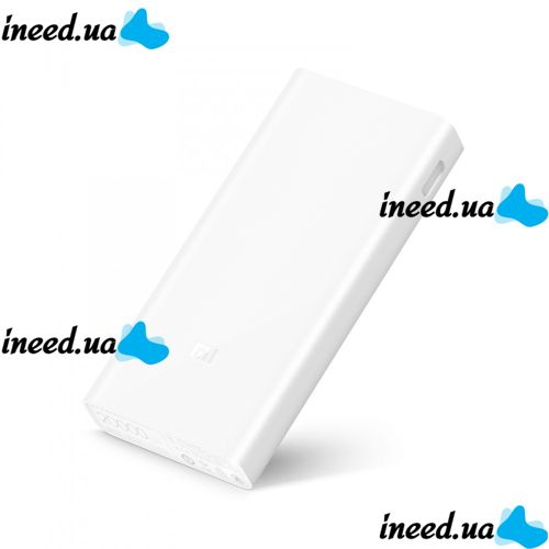 Universal Battery Xiaomi Mi Power Bank 20000mAh MI M6 White, External Battery