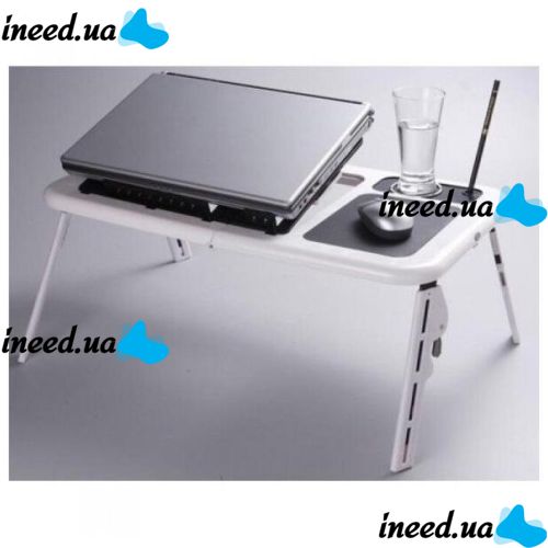 Подставка столик для ноутбука E-Table LD 09 2мя USB кулерами, Етейбл, Е тейбл
