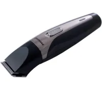 Беспроводная машинка ProMozer MZ-2028 6 насадок для стрижки волос бороды носа и ушей, Аккумуляторный триммер Мозер MZ2028 с насадками и подставкой