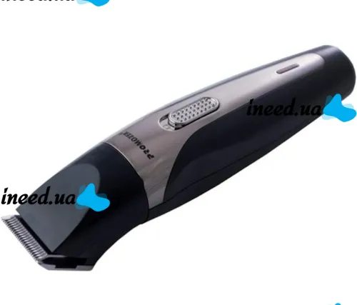 Беспроводная машинка ProMozer MZ-2028 6 насадок для стрижки волос бороды носа и ушей, Аккумуляторный триммер Мозер MZ2028 с насадками и подставкой
