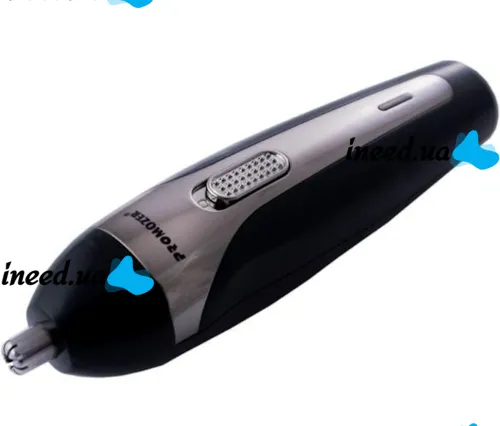 Беспроводная машинка ProMozer MZ-2028 6 насадок для стрижки волос бороды носа и ушей, Аккумуляторный триммер Мозер MZ2028 с насадками и подставкой