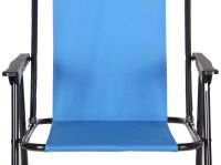 Folding chair AMF Picnic CCS022 Travel Picnic, up to 150kg, Oxford, Folding chair with armrests, camping, fishing Blue