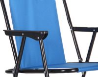 Folding chair AMF Picnic CCS022 Travel Picnic, up to 150kg, Oxford, Folding chair with armrests, camping, fishing Blue