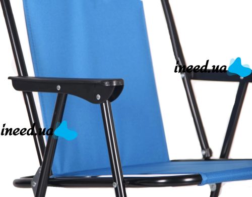 Folding chair AMF Picnic CCS022 Travel Picnic, up to 150kg, Oxford, Folding chair with armrests, camping, fishing Blue