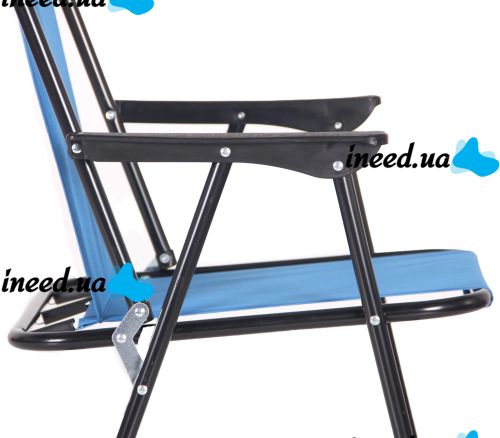 Folding chair AMF Picnic CCS022 Travel Picnic, up to 150kg, Oxford, Folding chair with armrests, camping, fishing Blue
