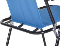 Folding chair AMF Picnic CCS022 Travel Picnic, up to 150kg, Oxford, Folding chair with armrests, camping, fishing Blue