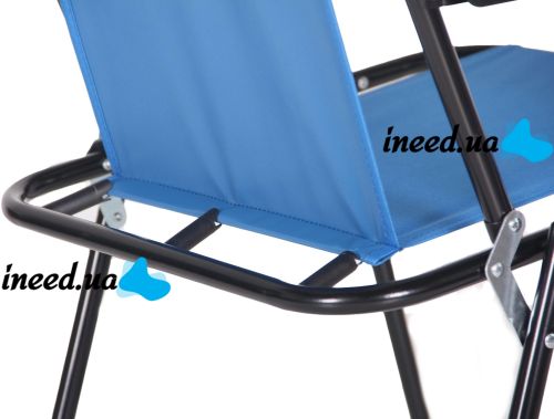 Folding chair AMF Picnic CCS022 Travel Picnic, up to 150kg, Oxford, Folding chair with armrests, camping, fishing Blue