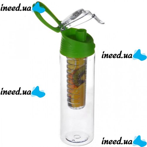 Бутылка для напитков My Bottle 6009-700 с колбой под фрукты, цвета в ассортименте