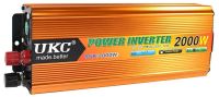 Автомобильный инвертор UKC 24V-220V 2000W авто преобразователь напряжения тока от прикуривателя и аккумулятора, зарядное с защитой от перегрева 2000Вт