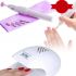 Manicure set Nails Decorator M-809 milling cutter, nozzles and lamp for drying