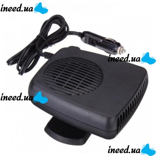 Автомобильный обогреватель салона от прикуривателя Auto Heater HJ-703 Fan 12 volt DC 200W авто дуйка, Тепловентилятор автодуйка 200 Вт Черный