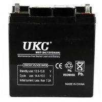 Универсальный аккумулятор UKC 12V 24Ah WST-24 (Аккумуляторная батарея 12В 24Ач)