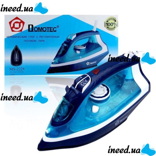 Утюг Domotec MS-2228 2200W керамическая подошва