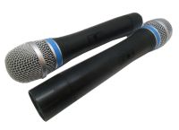 Беспроводной комплект из 2-х микрофонов Sennheiser EW-100 радиосистема два радиомикрофона и база