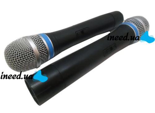 Беспроводной комплект из 2-х микрофонов Sennheiser EW-100 радиосистема два радиомикрофона и база