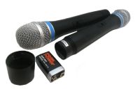 Беспроводной комплект из 2-х микрофонов Sennheiser EW-100 радиосистема два радиомикрофона и база