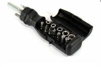 Отвертка с усиленной ручкой и насадками битами TOOL QC002 5 насадок