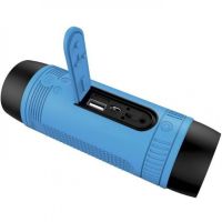 Велосипедная водонепроницаемая bluetooth колонка с фонариком Zealot S1 креплением на руль с power bank