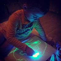 Набор для рисования в темноте Рисуй Светом Планшет A5 Уникальная развивающая игрушка ОРИГИНАЛ