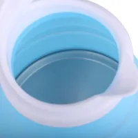 Electric Kettle Folding with Auto-off Electric Kettle 0.5 L, Travel Silicone Electric Kettle, Portable Electric Mini Kettle Blue