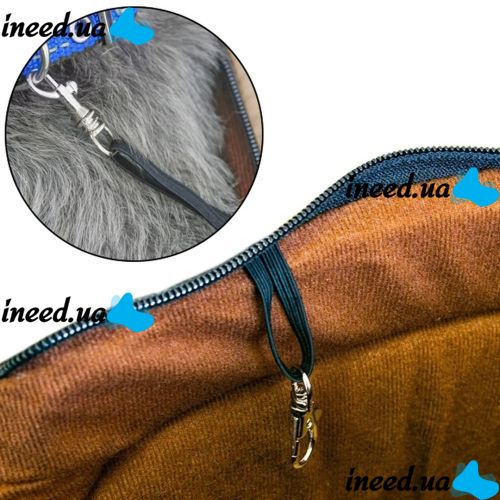 Мягкая сумка переноска Pet Fang для переноски собак и кошек до 10 кг, Тканевая сумка-переноска для перевозки домашних животных 39х25х1.8 см Маленькая