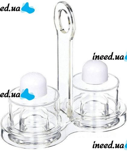 Настольный набор для специй Spice Jar. O.V.S.P. Stack Dispenser Set органайзер для хранения масла, уксуса, перца и соли на 4 емкости с подставкой