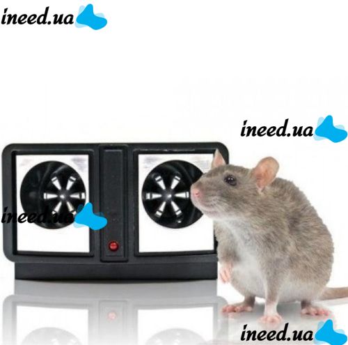 Ультразвуковой отпугиватель грызунов Dual sonic, мышей, крыс, Электронный кот
