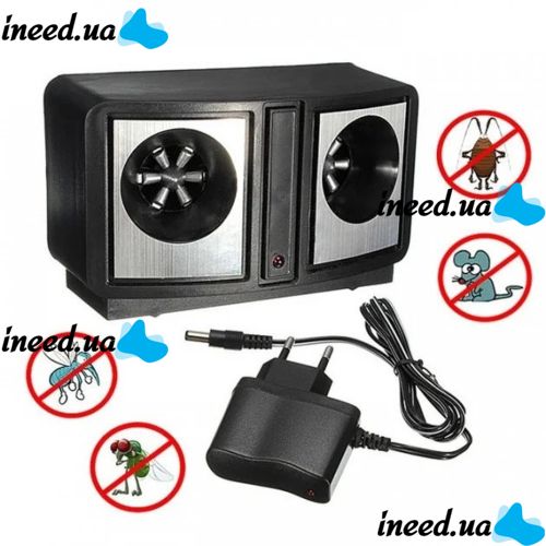 Ультразвуковой отпугиватель грызунов Dual sonic, мышей, крыс, Электронный кот