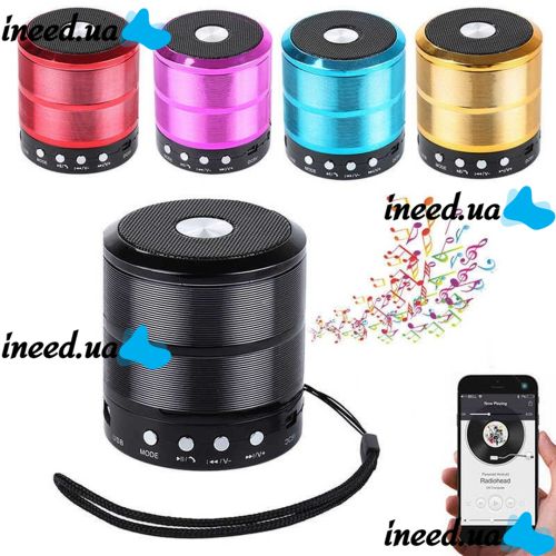 Беспроводная портативная bluetooth MP3 колонка SPS WS-887