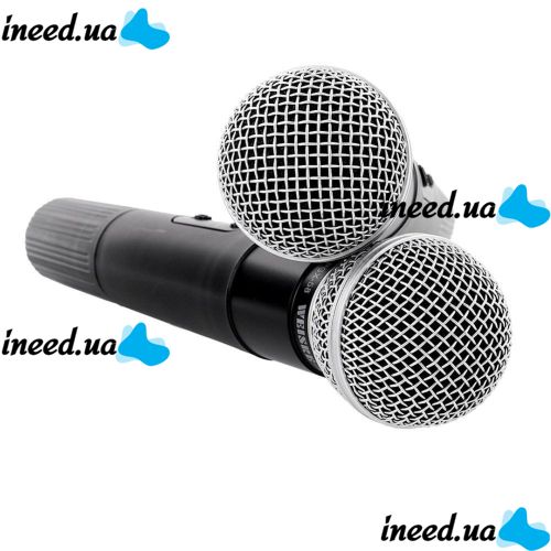 Бездротовий мікрофон SHURE UT4 / PGX-58 двухантенная база з 2-х бездротових мікрофонів UT-24 / SM58II
