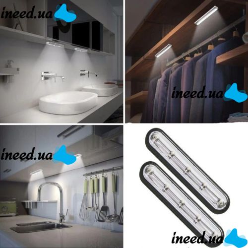 Светильник настенный StickNClick самоклеющиеся светильники Stick N Click Strip Light потолочные светильники