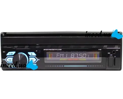 Автомагнитола с выдвижным экраном 7" Bluetooth Car Stereo SWM 9601G Магнитола 1DIN в машину MP5 FM/AM с монитором и камерой заднего вида 9612G