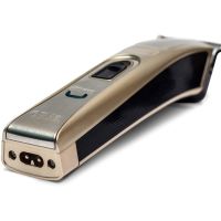 Беспроводная аккумуляторная машинка Gemei GM-657 3W для стрижки волос, Аккумуляторный триммер бритва для окантовки бороды и усов Gemmy Золотистый