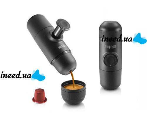 Портативная эспрессо кофеварка Wacaco Minipresso NS ( карманная аккумуляторная кофемашина )