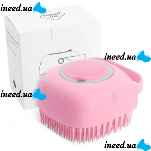 Silicone Massage Bath Brush with Dispenser, Universal Washcloth for Massage and Bathing with Soap Tank