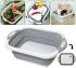 Складна обробна дошка Chopping Board 4 в 1 для миття і різання овочів з зливним отвором миска Chopper