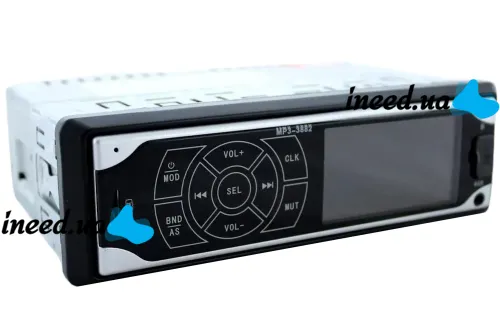 Автомобильная магнитола ISO Pioneer MP3-3882 автомагнитола с сенсорными кнопками
